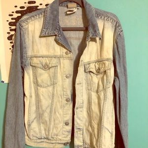 Versace denim two toned jacket. Size L